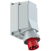 PCE CEE - Wall mounted plug 125A 5p 6h IP67 POWER TWIST